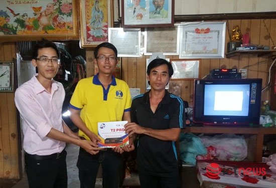 Liên doanh BENTE-CTIN triển khai lắp đặt đầu thu cho hộ nghèo tại Sóc Trăng.