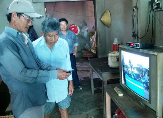 Hộ nghèo ở Đà Nẵng được nhận hỗ trợ đầu thu của Nhà nước. Ảnh: Internet