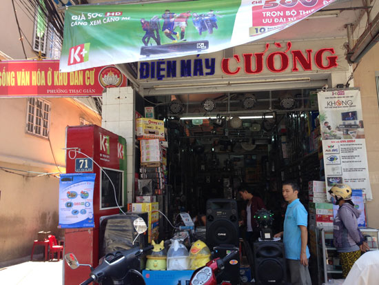 Nhiều doanh nghiệp đã cung ứng một lượng lớn đầu thu DVB-T2 vào Đà Nẵng. Ảnh: GBS cung cấp