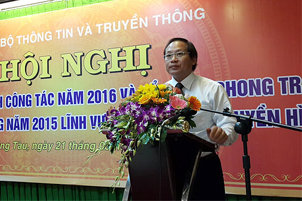 Ủy viên T.Ư Đảng, Thứ trưởng Bộ TT&TT Trương Minh Tuấn phát biểu chỉ đạo Hội nghị