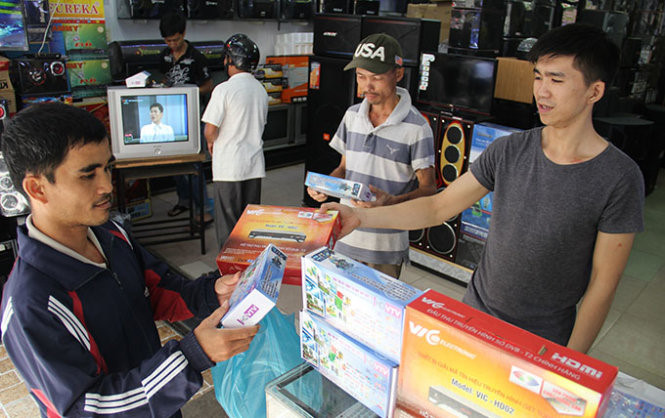 Thị trường đầu thu truyền hình số DVB-T2 đã “hạ nhiệt”