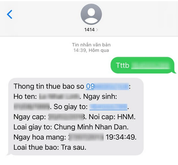 Cách kiểm tra qua tin nhắn miễn phí số lượng SIM điện thoại đăng ký dưới tên của bạn