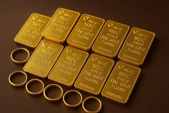 Ngày 7-4: Giá vàng trong nước thu hẹp chênh lệch với giá vàng thế giới