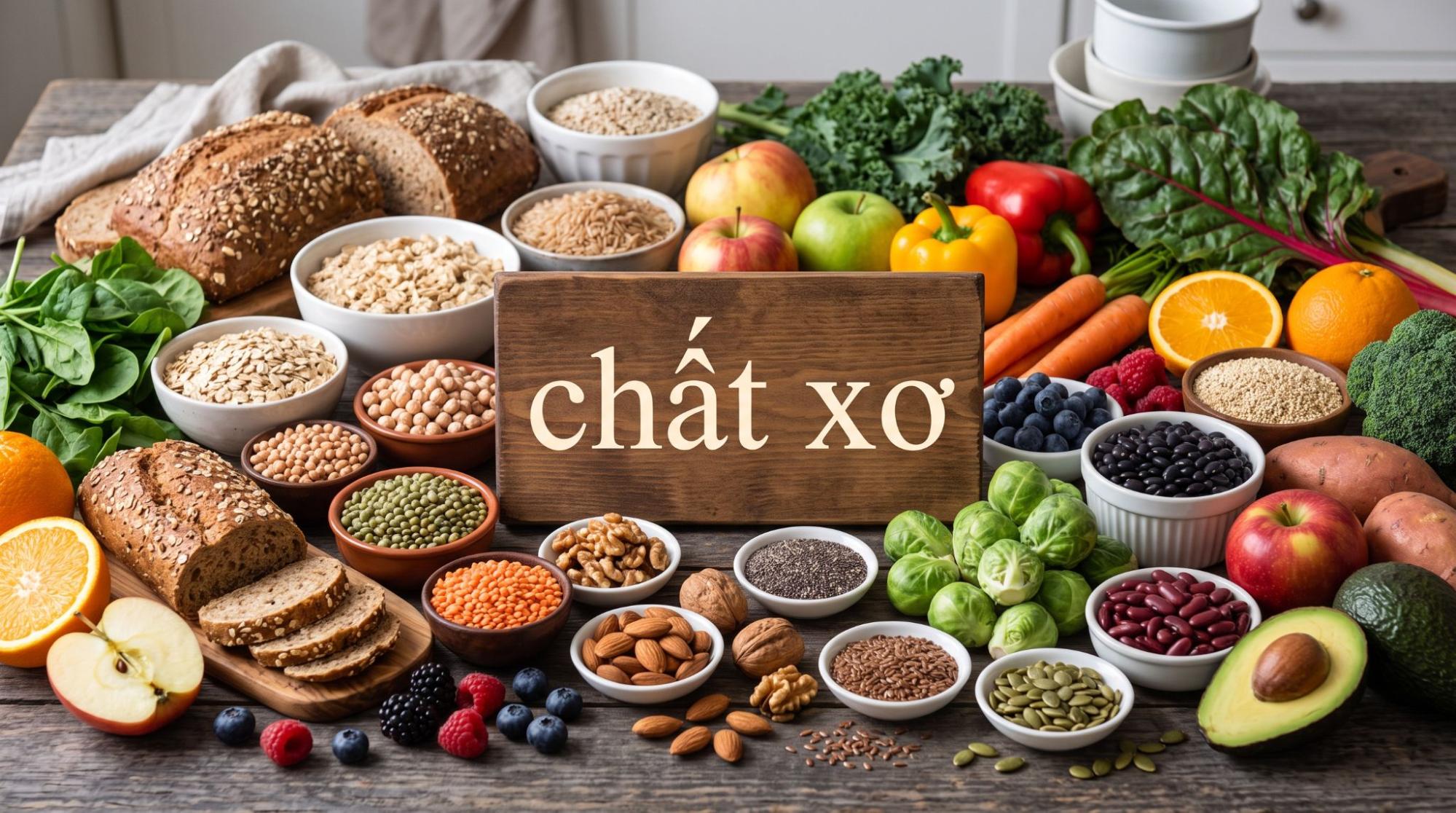 Chất xơ là thành phần quan trọng trong chế độ ăn giảm cân lành mạnh