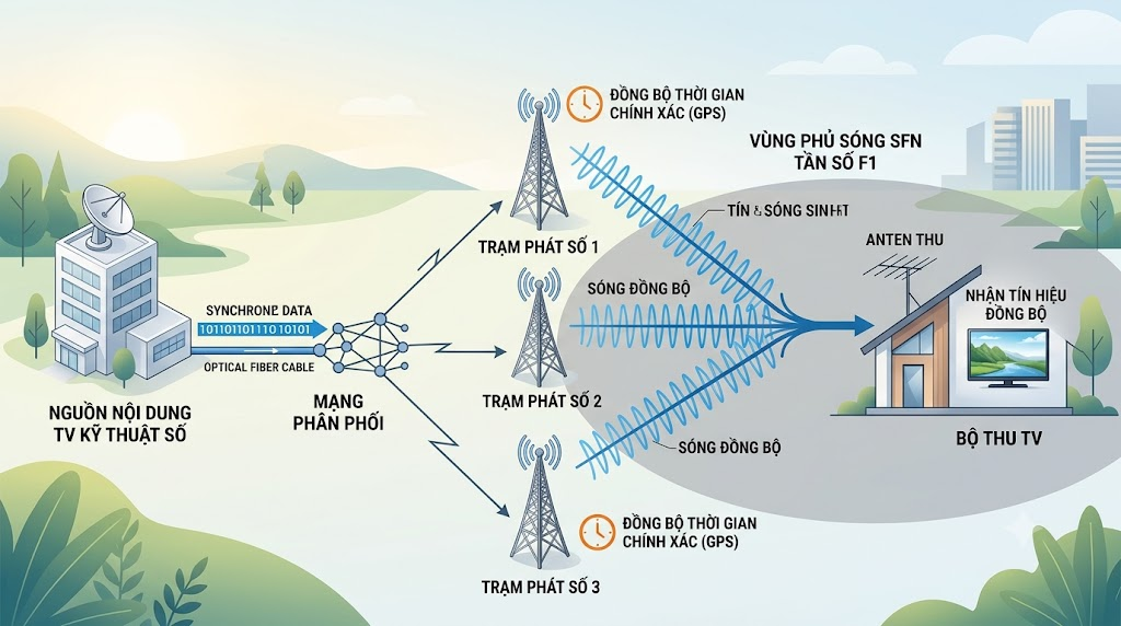 1. Mạng đơn tần SFN là gì?
